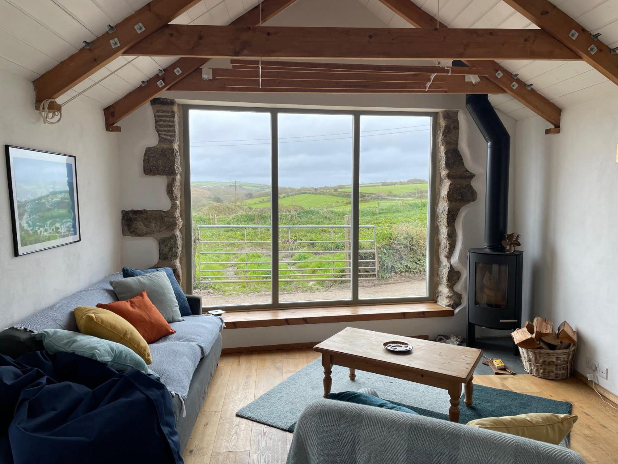 Trengothal Barn Porthcurno Exterior foto